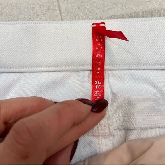 Ladies Spanx High‎ Rise White Pull On Slimming Jeggings Leggings Size XL - Picture 4 of 8